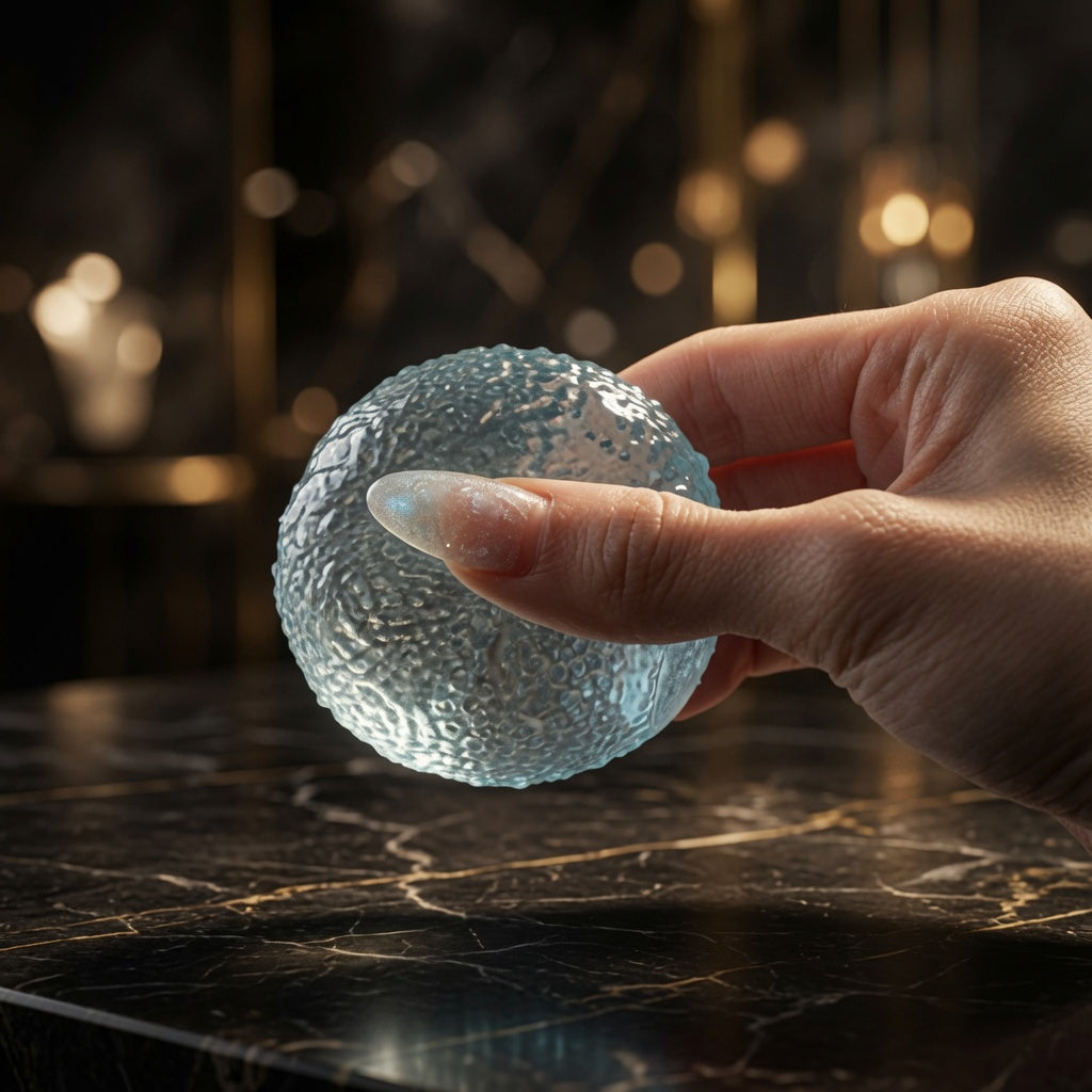 Cross-border transparent maltose texture stress-relief toy, candy texture ball, slow-rebound stress-relief toy